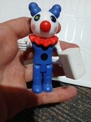 2x PIGGY Clowny Clown 3.5” Series 1 Action Figure Roblox Red & Blue