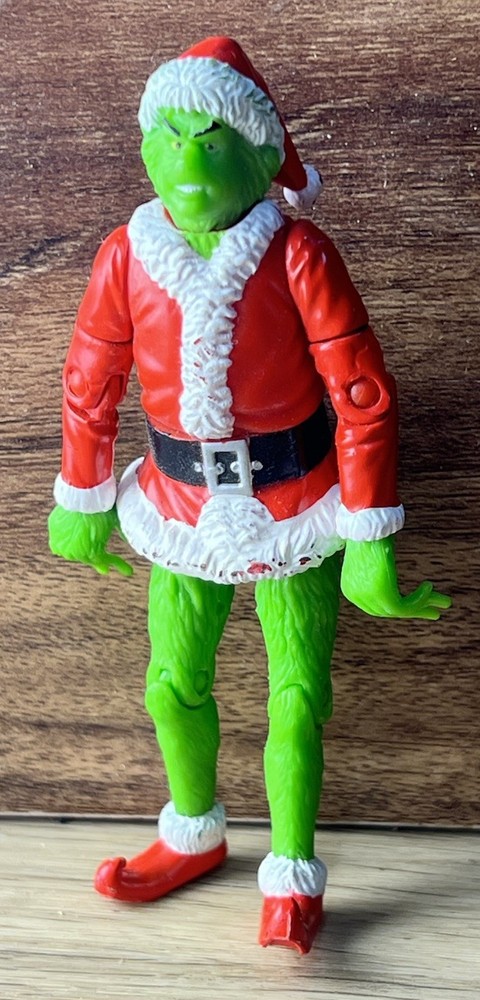 The Grinch Who Stole Christmas 2000 Action Figure 4″ Playmates Toys Santa Claus