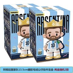Set Argentina National Team Messi Vinyl Doll Figure Blind Box New/Sealed 13.5cm
