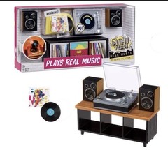 MGA’s Miniverse Real Music Record Player Mini Collectibles Mini Playable Record