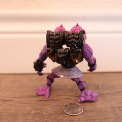 Vintage 1994 Mighty Max Double Demon Hydra Action Figure Battle 4″ Bluebird Toy