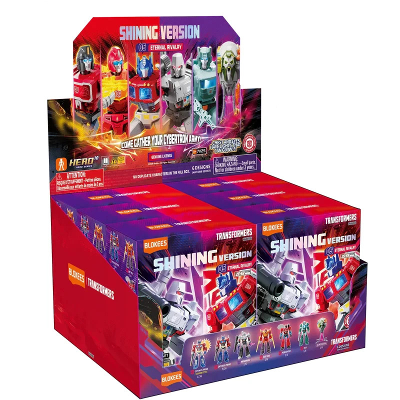 BLOKEES TRANSFORMERS SHINING VERSION 05 ETERNAL RIVALRY BLIND BOX=12 PACK