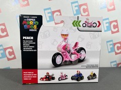 Super Mario Bros Jakks Princess Peach Figure & Pull Back Racer Kart NEW IN BOX