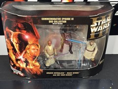 Star Wars 2005 Commemorative Episode III DVD Collection MINT Windu,Anakin,Kenobi