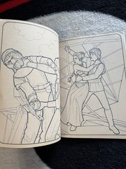 A-934 VINTAGE 80’S KENNER STAR WARS UNUSED MAX REBO COLORING BOOK