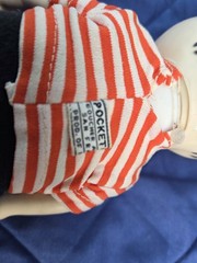 Vintage 1966 Peanuts Pocket Doll Pocket Doll