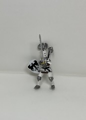 PAPO Toys – White, Black and Silver Knight 2002 – Medieval Figurine