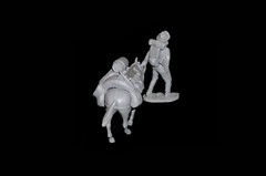 Prospector & Pack Mule set #3 resin western miners MARX toy soldiers playsets