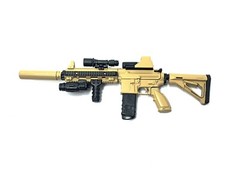 1/6 Scale Custom Desert HK416 Assault Rifle US Army Miniature Gun Action Figure