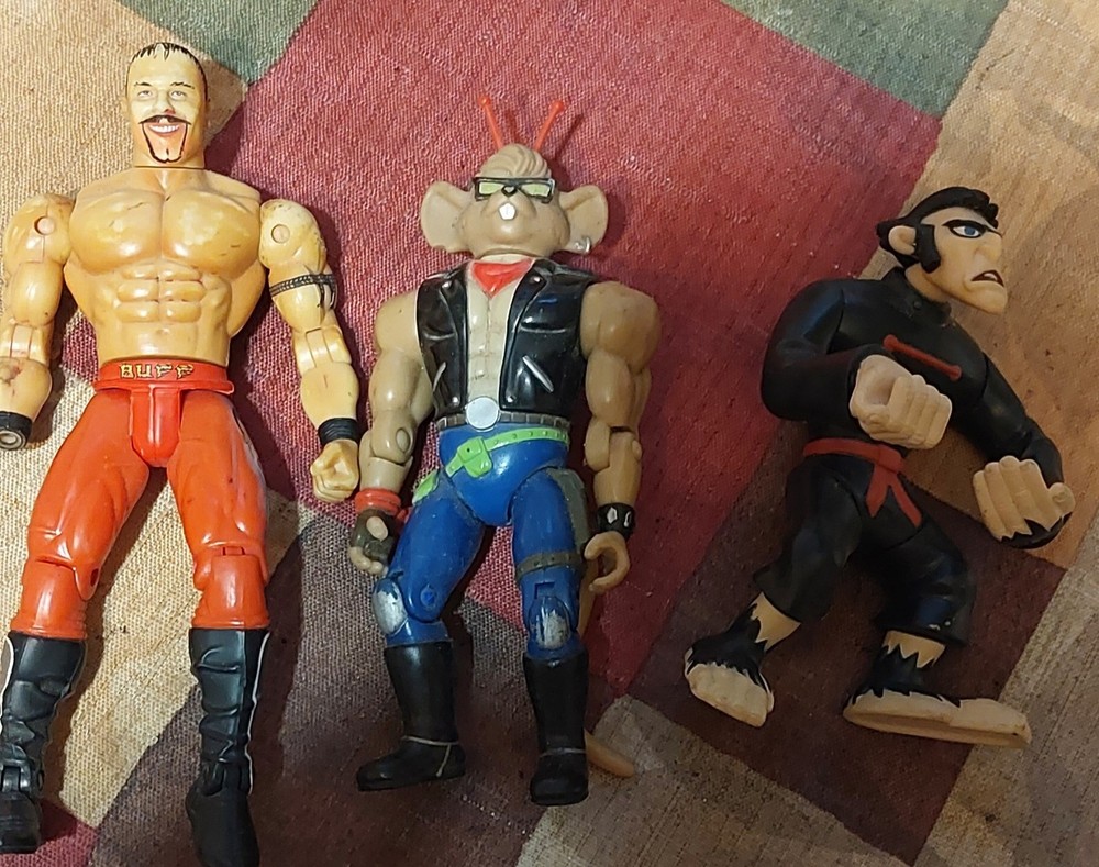 3 Action Figure Set- 2000, 2003, 1993.