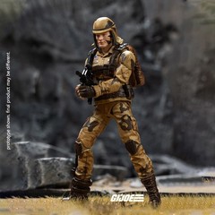 HIYA Exquisite Mini 1/18 G.I. Joe Dusty Desert Trooper Action Figure New Sealed