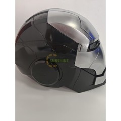 AUTOKING Iron Man Helmet MK5 1:1Wearable Voice Control Cosplay Mask Matte Silver