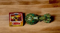 Skylanders Superchargers Patina Metallic Burn Cycle Chase Mailer Box *Rare* New