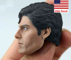 1/6 Male Super Hero Christopher Reeve Head Sculpt Fit 12″Action Figure Body