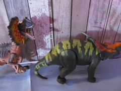 Lot of 6 Made in Indonesia Dinosaurs moveable arms and legs
