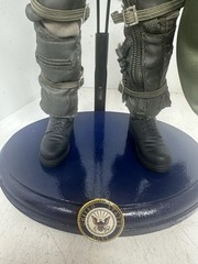 1/6 US NAVY F-14 “TOP GUN” GOOSE ANTHONY EDWARDS TOMCAT FIGHTER PILOT +STAND