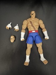 Jada Toys Ultra Street Fighter II The Final Challengers Sagat Figure Loose