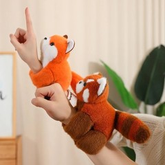 20Cm Creative Stuffed Animals Raccoon Fox Husky Cat Monkey Papa Circle Wrapped