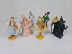 Wizard Of Oz Figure Set of 6 Loew’s Ren 1939 1966 MGM 1987 Turner Macau Presents