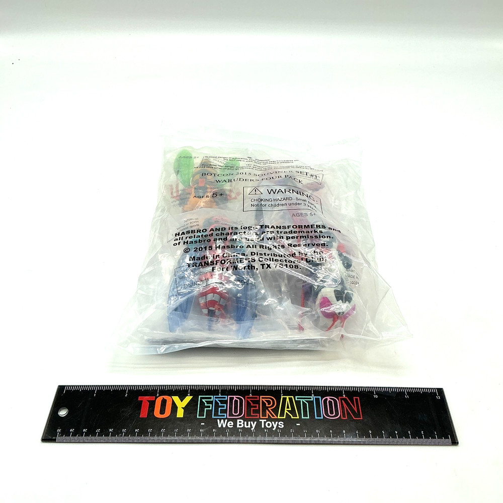 Hasbro Transformers BotCon 2015 Souvenir Set #3 Waruders Four Pack