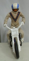 IDEAL EVEL KNIEVEL GYRO STUNT CYCLE TOY SET WITH FIGURE 1974 WORKS