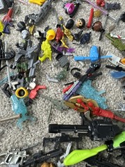 Power Rangers Batman Star Wars Marvel DC Other Parts Lot Weapons Accessories