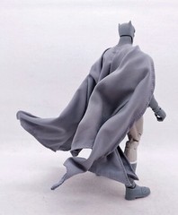 SU-MF-C-RTBAT: Grey Wired Cape for McFarlane Batman (Bat-Manga)