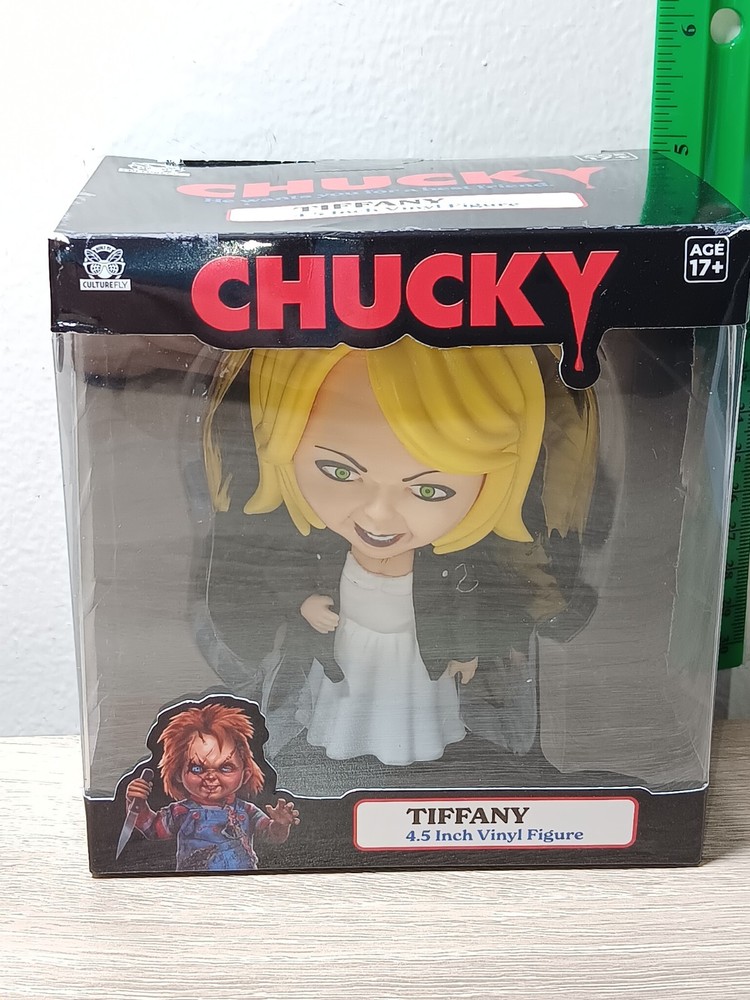 *FREE SHIP* 4.5″ TIFFANY Child’s Play Chucky Figure CultureFly Horror Icon