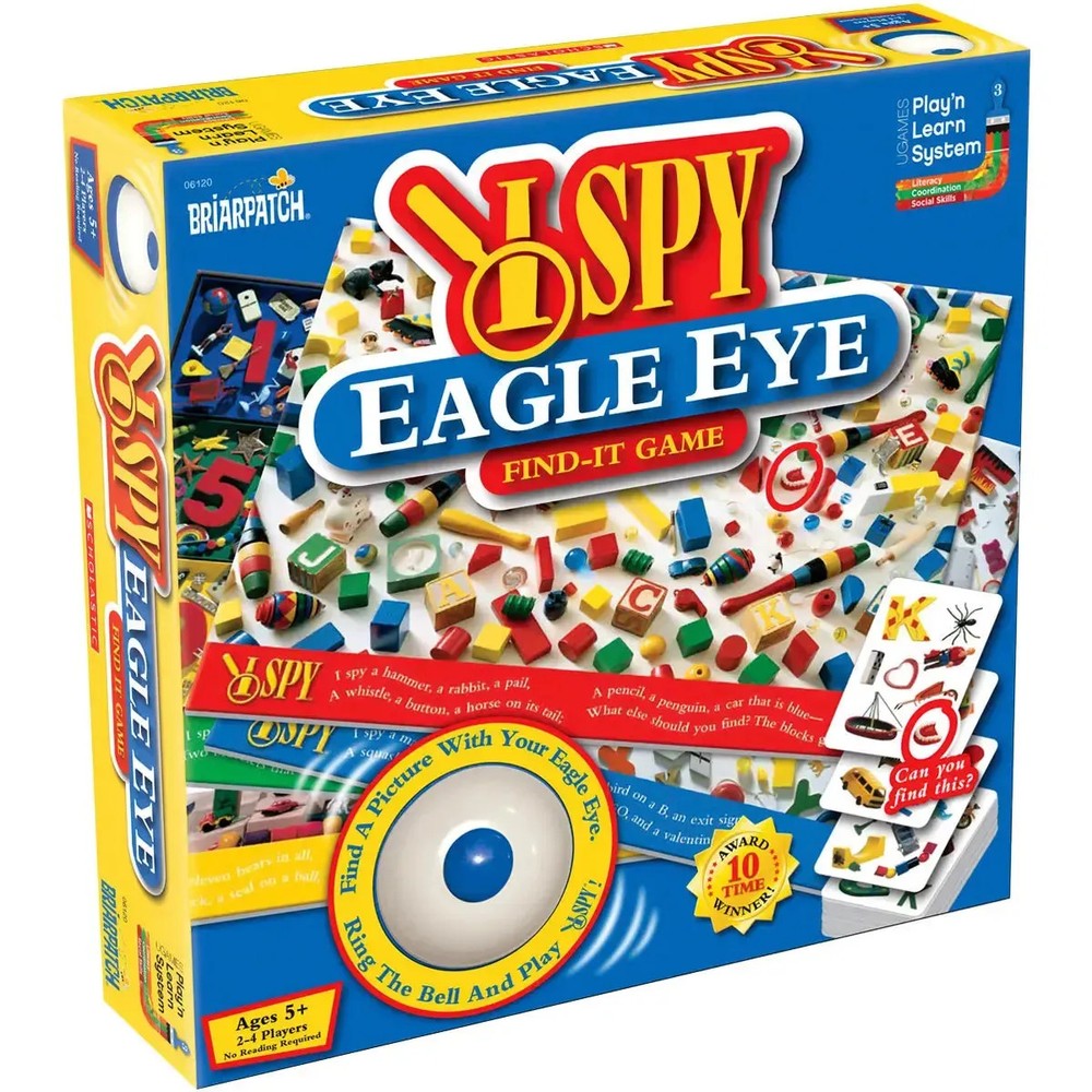 I SPY Eagle Eye – Dexterity Racing Board Game for Family, Adults, and Children (