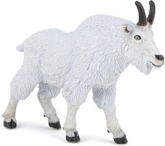 – Canadian Goat Figurine – for Ages 3 and up – Realistic Hand-Painted Mountain G