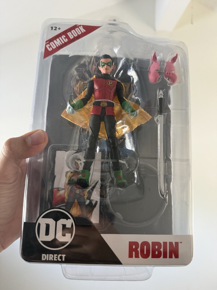 DC Multiverse McFarlane Page Punchers Robin Reborn Damian Wayne New