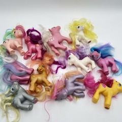 Vintage My Little Pony 1980s G1 action figures Various Sizes Plastic Lot Of 11