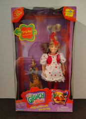Cindy Lou Who with Max the Dog THE GRINCH Playmates Doll MIB NEW Toys R Us
