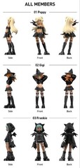 Peach Riot Witchy Punk Figures Vinyl Toy Gigi Poppy Frankie Witch Style