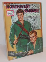 NORTHWEST PASSAGE 1959 TV Show COLORING BOOK Keith Larsen Buddy Ebsen LOWE