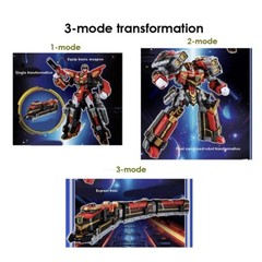 Metal Cardbot S Season 2 Blastrain 3-mode transformation robot