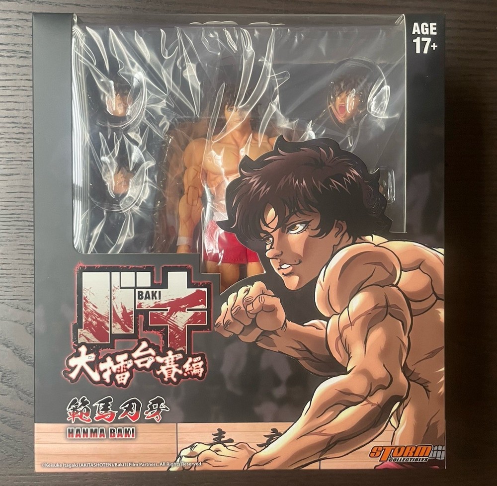 NEW Baki the Grappler Baki Hanma 1/12 Scale Action Figure AUTHENTIC