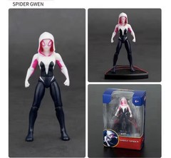 Spider-Man Action Figures Set 4” Venom Green Goblin Doc Ock Miles Gwen 2099 Toy