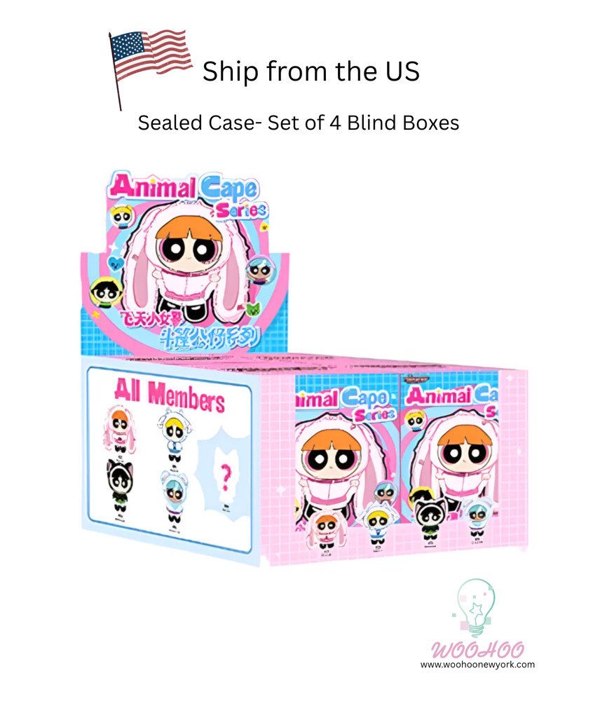 💡 TOPTOY x The Powerpuff Girls Animal Cape Series Vinyl Plush Blind Box Toy