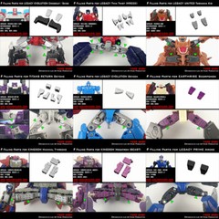 Shockwave Lab Filling Parts Upgrade Kit For Legacy United Evolution Kingdom
