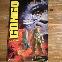 Congo the Movie 1995 Action Figures Karen Ross, Kahega Peter Elliot Monroe 1995