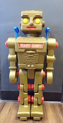 1969 Tomy Japan 30″ tall Giant Robot Pre Popy Jumbo Machinder Shogun Warriors
