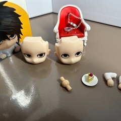 1. L Lawliet Nendoroid 1200 Death Note Interchangeable Face Anime Model Toy