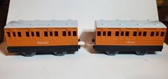 TOMY Trackmaster Thomas Annie Clarabel 1992 Motorized Works Britt Allcroft