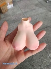 1:6 Big Bust Breast Cover Replacement Model For 12” Female PH TBL Figure Body