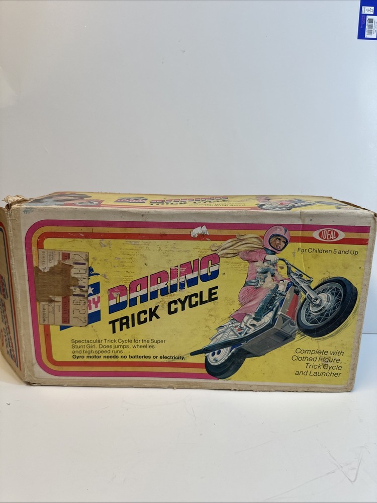 DERRY DARING TRICK CYCLE EVEL KNIEVEL IDEAL 1974 BOX ONLY