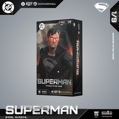 【US In-Stock】HIPLAY Fondjoy Black Superman 2.0 DC1026 Action Figure