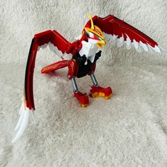 BANDAI Megazord Power Rangers Wild Force Sentai Gaoranger Gao Hunter Mini pla