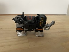 Power Rangers Elephant Black-Red-Green-Yellow- Mattel 2015- DKP37