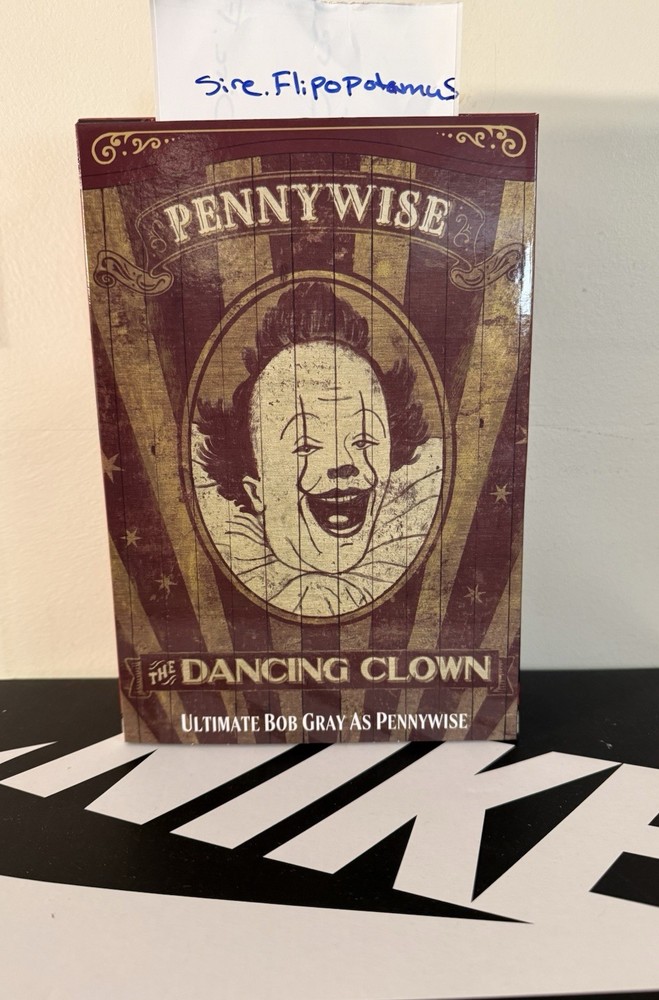 NECA IT Ultimate Bob Gray as Pennywise The Dancing Clown Welcome To Derry NEW